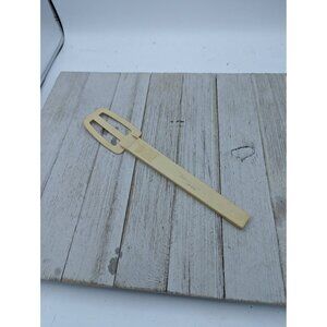 Vintage Nylon Beater Blender Spatula Strainer 9 1/2" Almond Beige